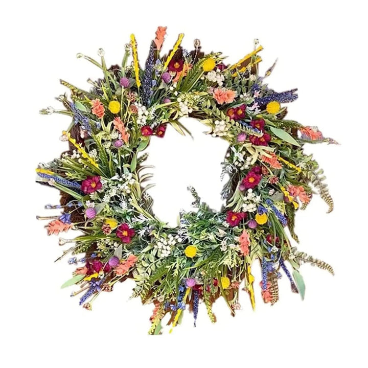 Wreath adding charm to entryway year-round