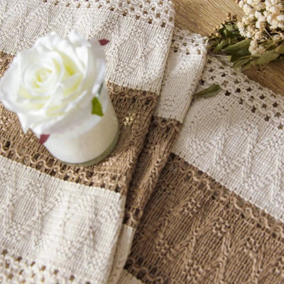 Boho Stitch - Handgefertigter Esstisch-Läufer