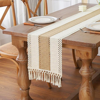 Boho Stitch - Handgefertigter Esstisch-Läufer