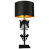 BoneGlow - Handgefertigte Skelett-Tischlampe