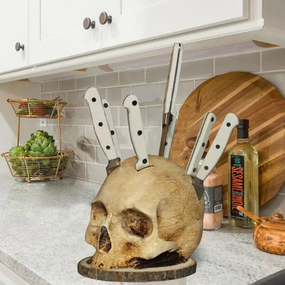 Boneblade - Gothic Totenkopf-Messerhalter