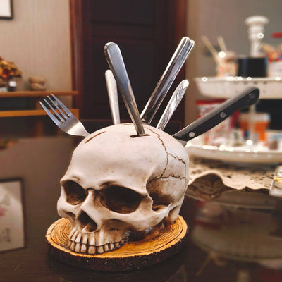 Boneblade - Gothic Totenkopf-Messerhalter