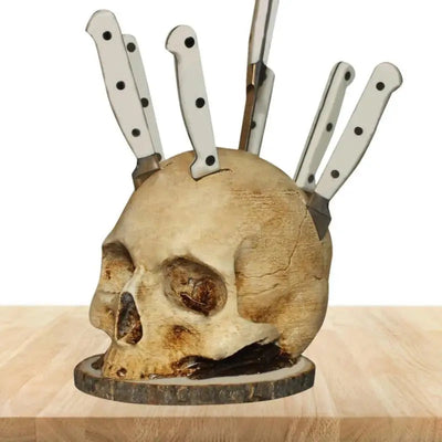 Boneblade - Gothic Totenkopf-Messerhalter
