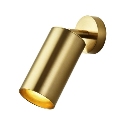Brassico - Einzelner Decken- und Stromschienenstrahler aus Messing