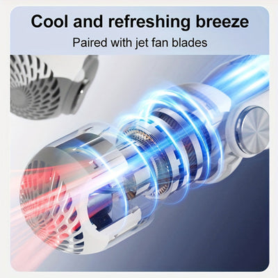 BreezeBand - Wiederaufladbarer, blattloser Halsventilator