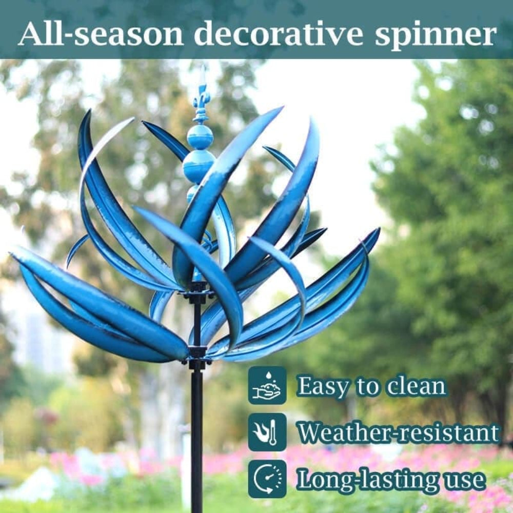 BreezeGlide - Elegantes Windspiel aus Metall