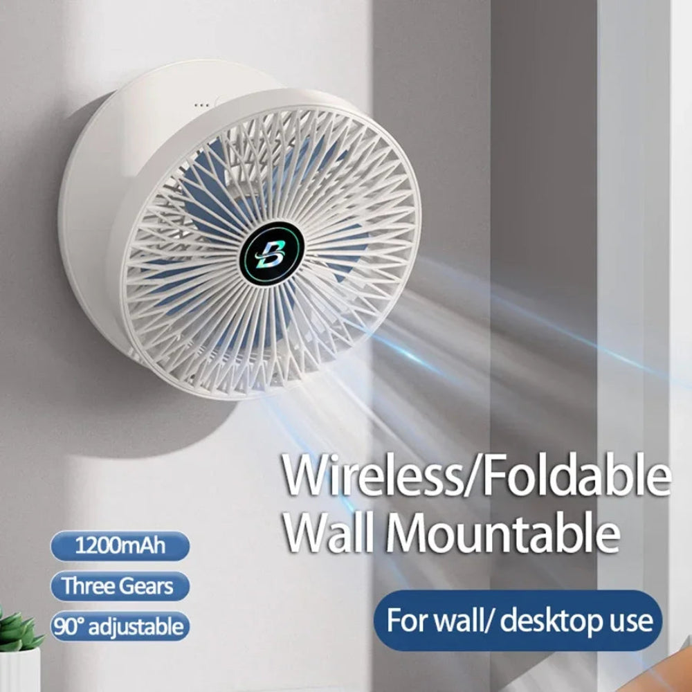 BreezeGo - 3-stufiger USB-Schreibtischventilator