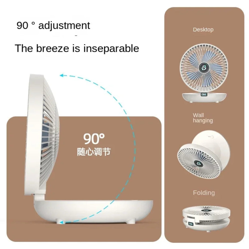 BreezeGo - 3-stufiger USB-Schreibtischventilator