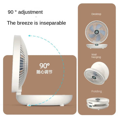 BreezeGo - 3-stufiger USB-Schreibtischventilator