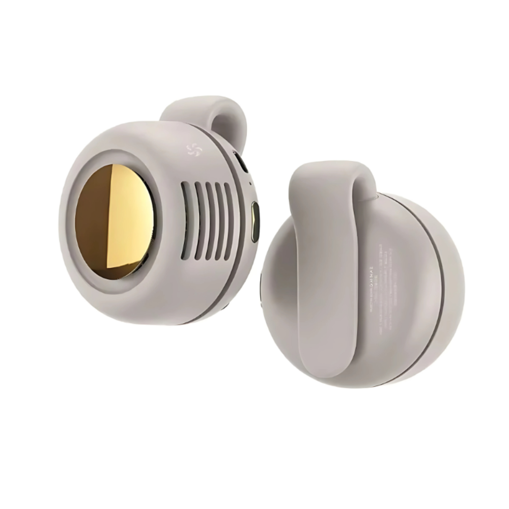 Breezilo - Hands-Free Bladeless Neck Fan mit geräuschloser 360°-Kühlung