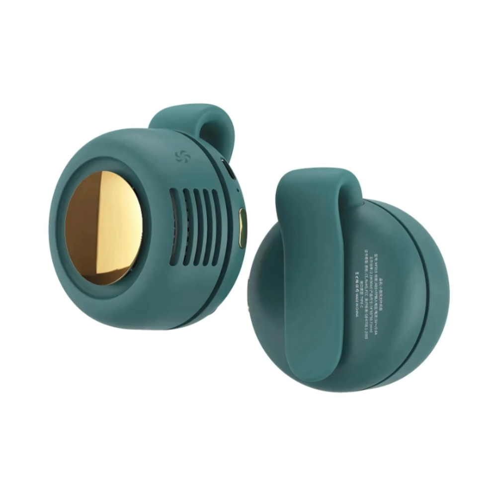 Breezilo - Hands-Free Bladeless Neck Fan mit geräuschloser 360°-Kühlung
