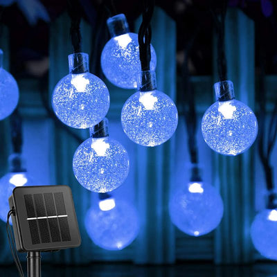 LunaraLux - 60 LED Solar-Kristallkugel Lichterkette