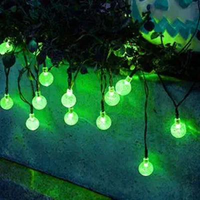 LunaraLux - 60 LED Solar-Kristallkugel Lichterkette