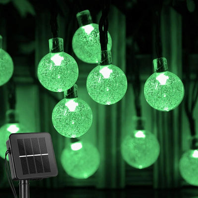 LunaraLux - 60 LED Solar-Kristallkugel Lichterkette