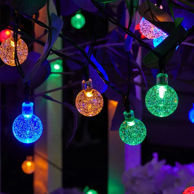 LunaraLux - 60 LED Solar-Kristallkugel Lichterkette