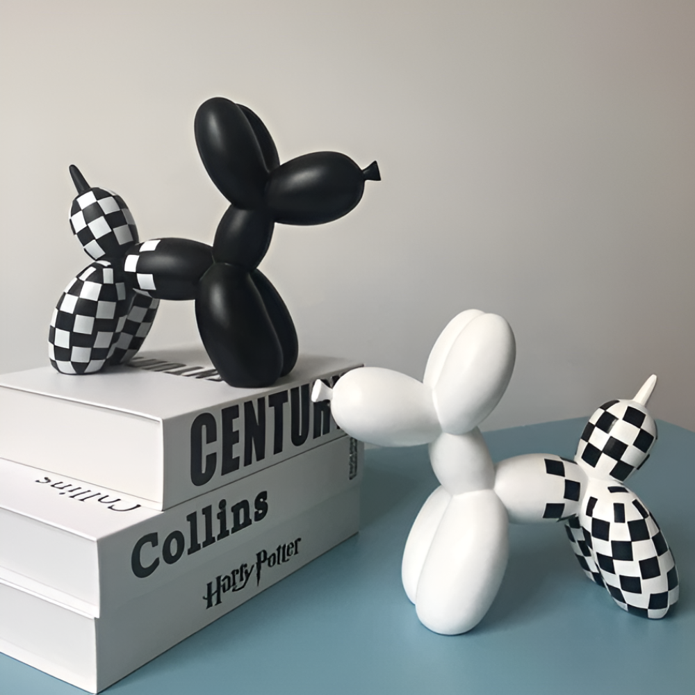 BubbliDog - Kreatives Ballonhund-Design für die Heimdekoration