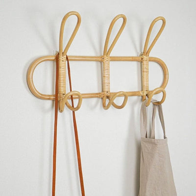 CaneHook - Minimalistischer Wandhaken aus Rattan