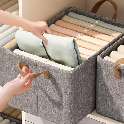 CarryFold - Faltbare Kleideraufbewahrungsbox mit Griffen
