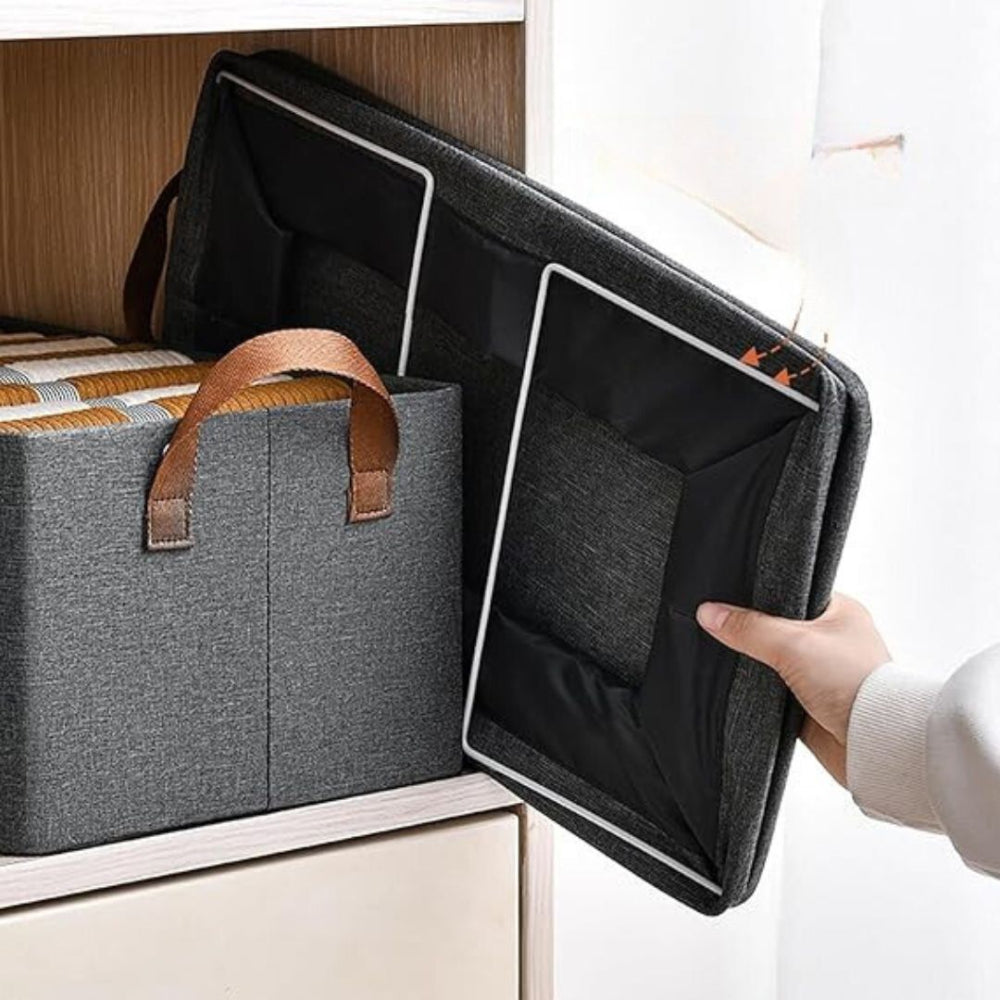 CarryFold - Faltbare Kleideraufbewahrungsbox mit Griffen