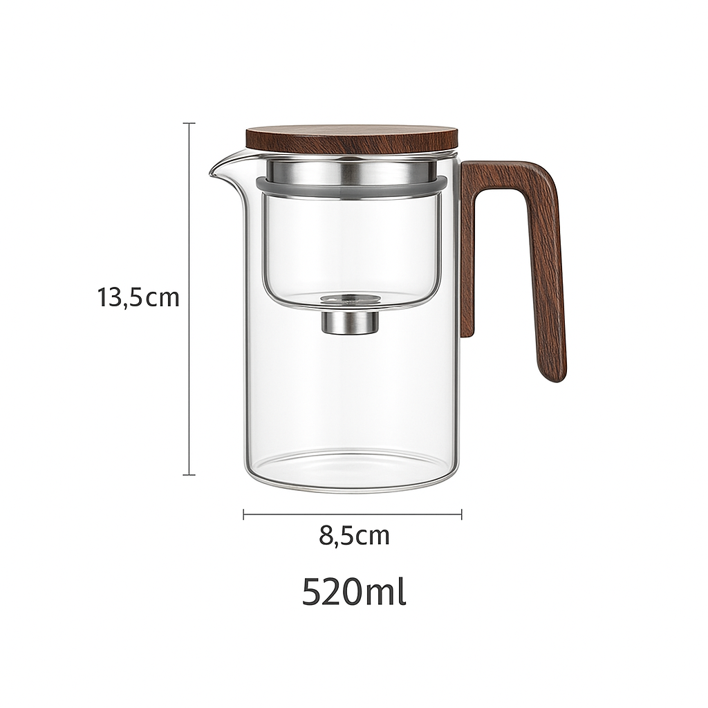Clarity Pot - Teekanne aus Glas mit integriertem Infusor