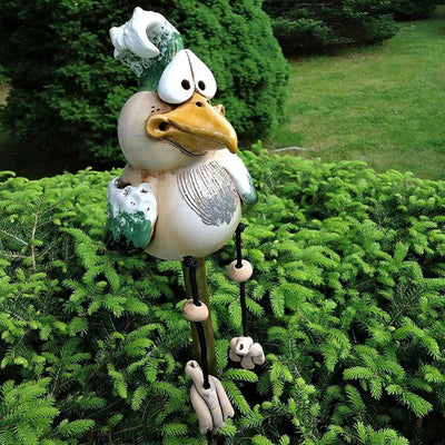 ChicHen - Dekorative Hühnerskulptur für Garten Charme