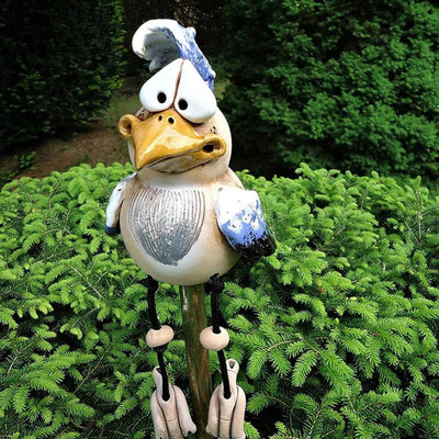 ChicHen - Dekorative Hühnerskulptur für Garten Charme
