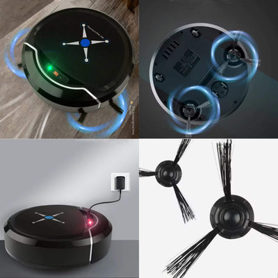 Cleanova - Intelligenter 2-in-1 Staubsauger- und Mopproboter