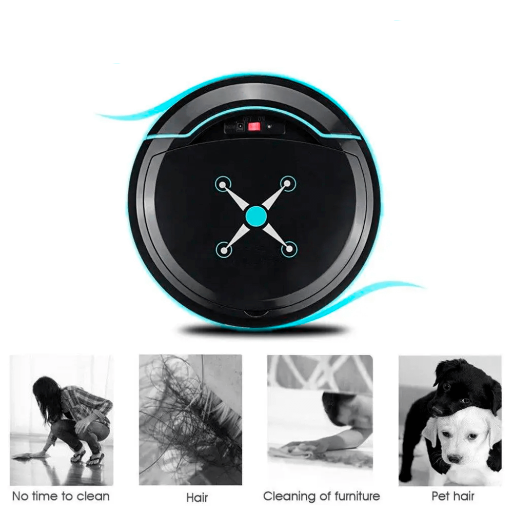 Cleanova - Intelligenter 2-in-1 Staubsauger- und Mopproboter