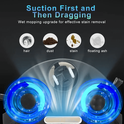 Cleanova - Intelligenter 2-in-1 Staubsauger- und Mopproboter