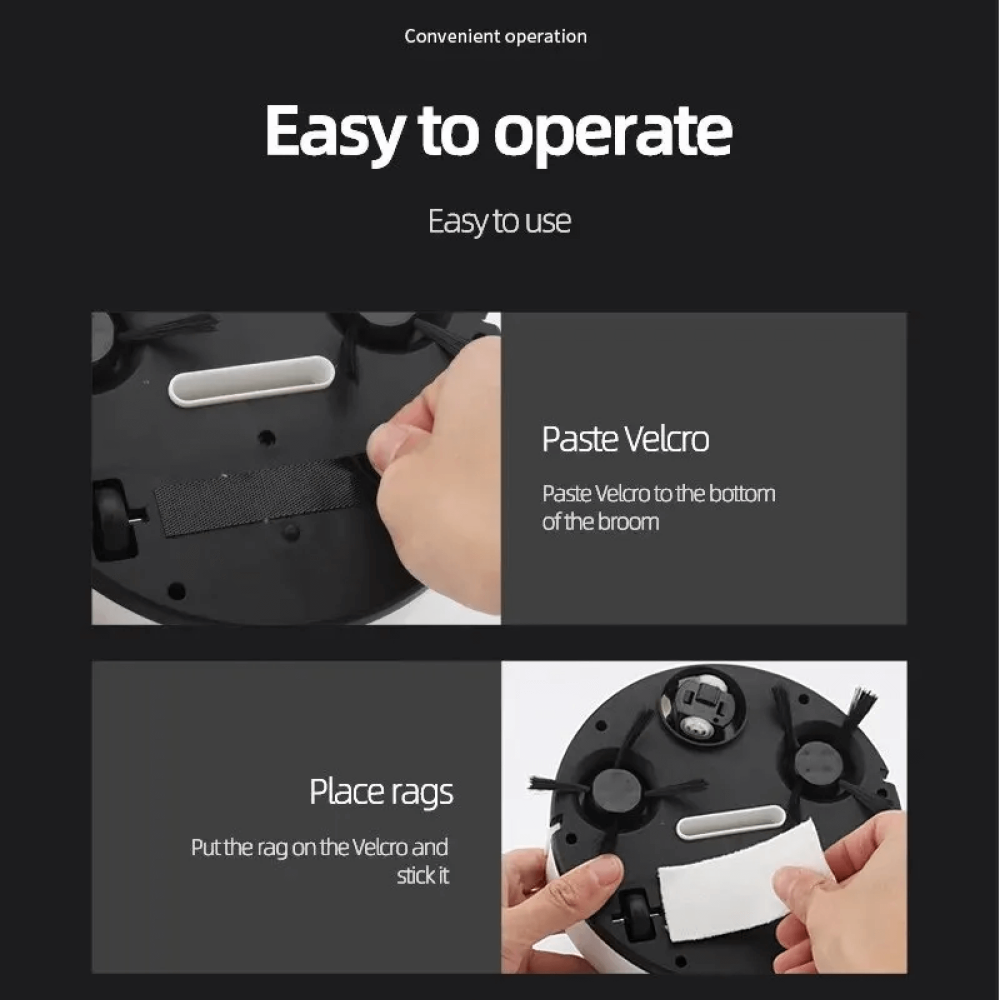 Cleanova - Intelligenter 2-in-1 Staubsauger- und Mopproboter