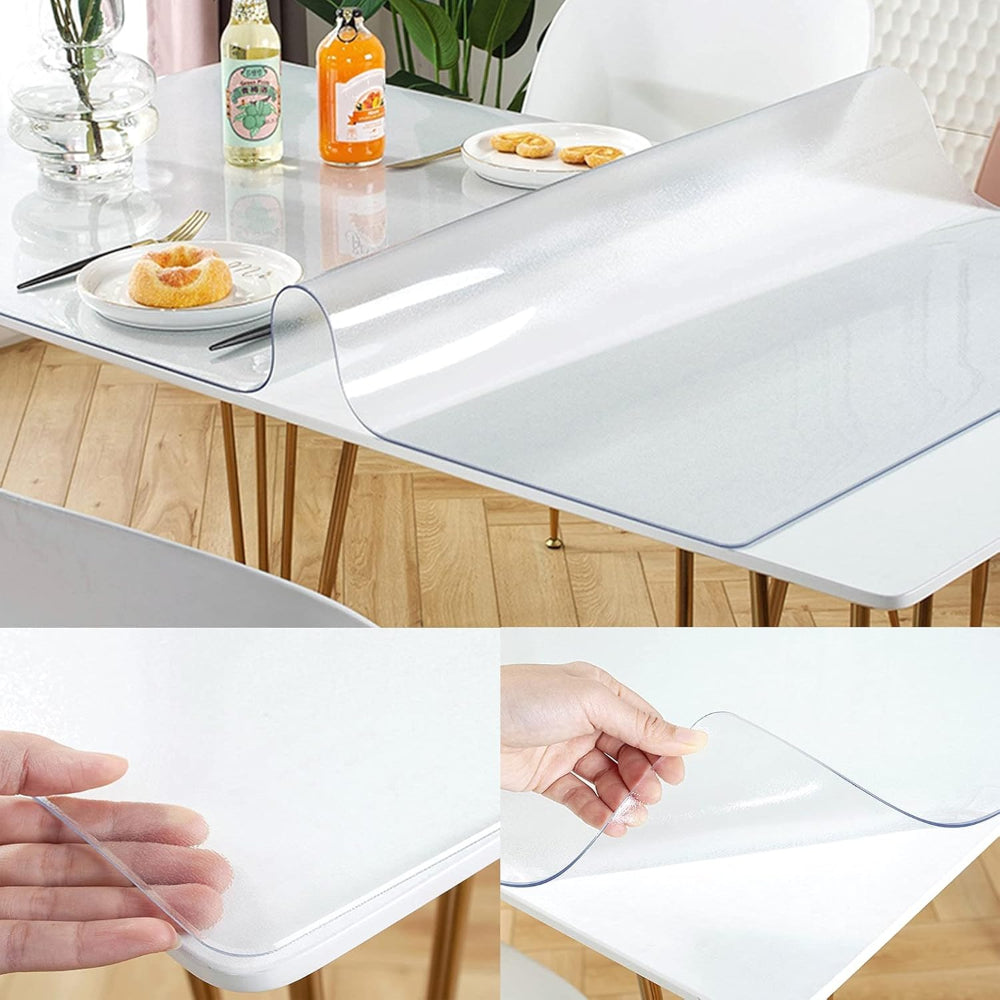 Cleartiva - Transparenter PVC-Tischschutz
