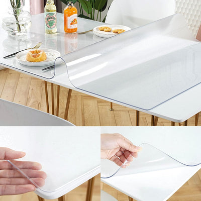Cleartiva - Transparenter PVC-Tischschutz