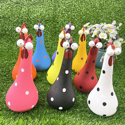 CluckCrew - Dekorative Gartenhühner