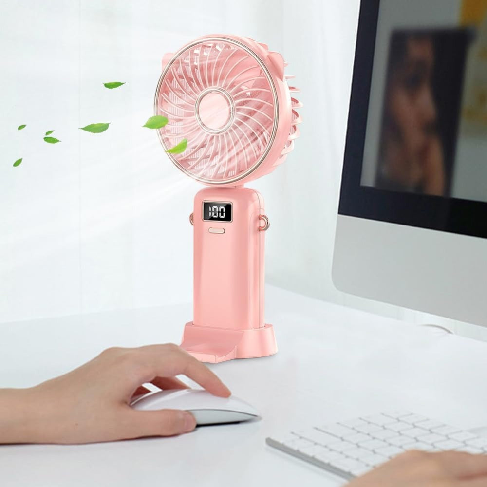 CoolBreeze Mini - Tragbarer, wiederaufladbarer Taschenventilator