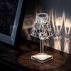Crystallia - Wiederaufladbare LED-Tischlampe mit Kristalleffekt