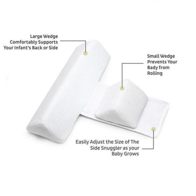 Cudlo - Verstellbares Anti-Roll-Baby-Kissen