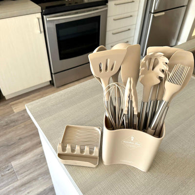 Culinairé - 12-teiliges Silikon-Küchenutensilien-Set
