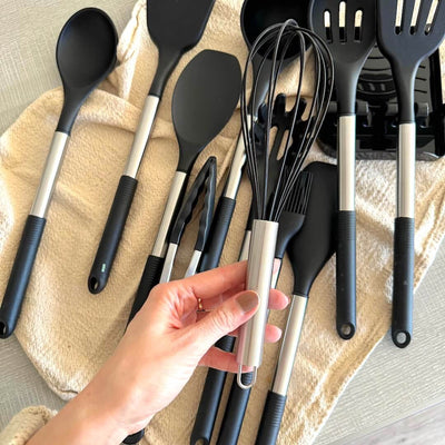 Culinairé - 12-teiliges Silikon-Küchenutensilien-Set