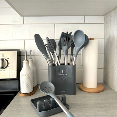 Culinairé - 12-teiliges Silikon-Küchenutensilien-Set