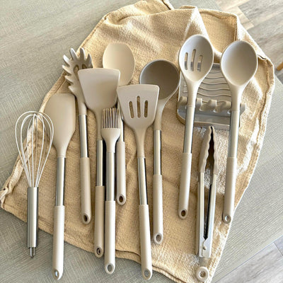 Culinairé - 12-teiliges Silikon-Küchenutensilien-Set