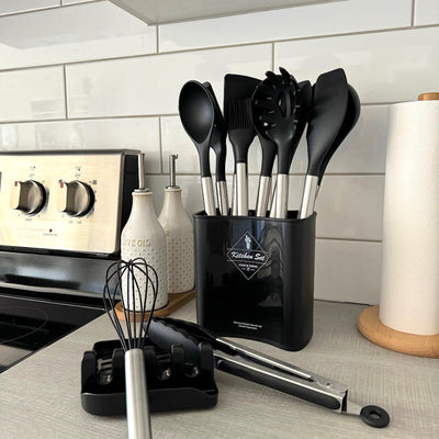Culinairé - 12-teiliges Silikon-Küchenutensilien-Set