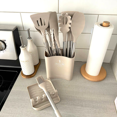 Culinairé - 12-teiliges Silikon-Küchenutensilien-Set
