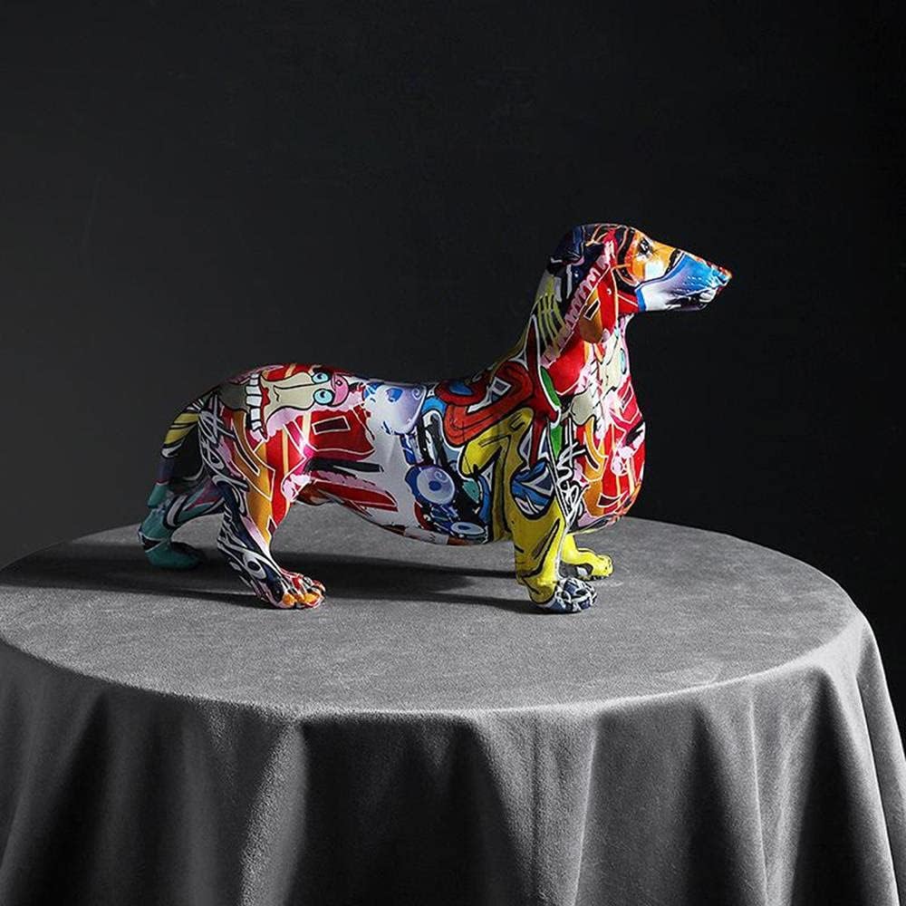 DachsiArt - Handgemalte Dackelfigur