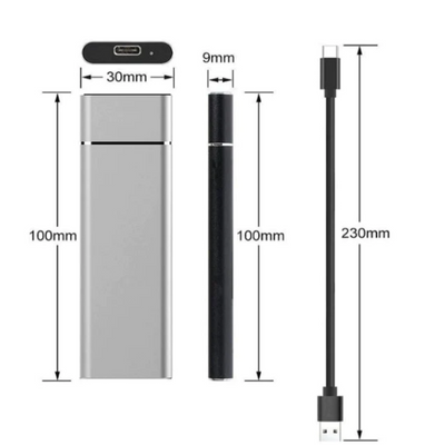 DataVault - 8TB tragbare externe Festplatte