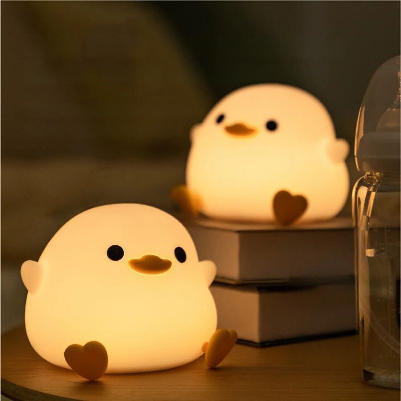 DuckGlow - Wiederaufladbares Silikon-Enten-Nachtlicht