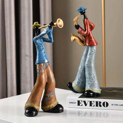 Die Mambo Five Figuren - Handgefertigte Jazz-inspirierte Dekoration