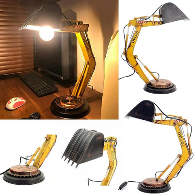 DiggerGlow - Einzigartige LED-Bagger-Tischleuchte mit kreativem Design