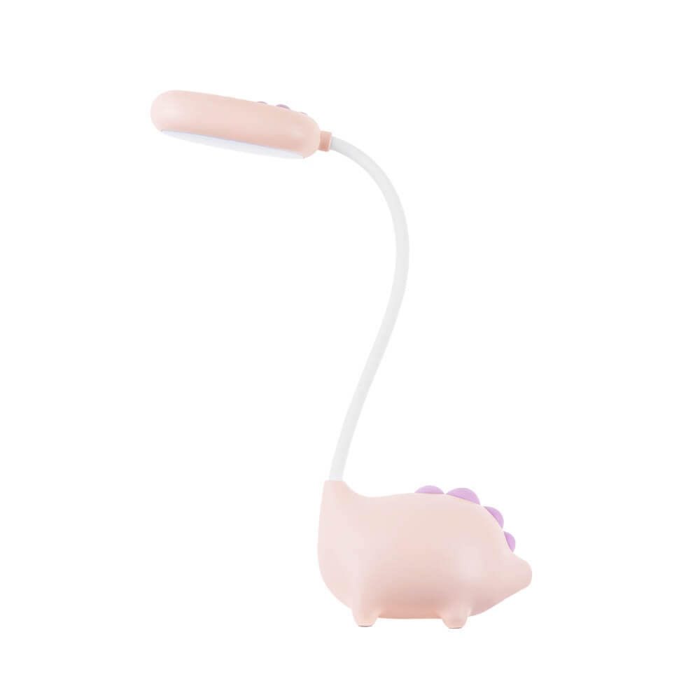 DinoGlow - Wiederaufladbare LED-Schreibtischlampe mit Cartoon-Dinosaurier-Design