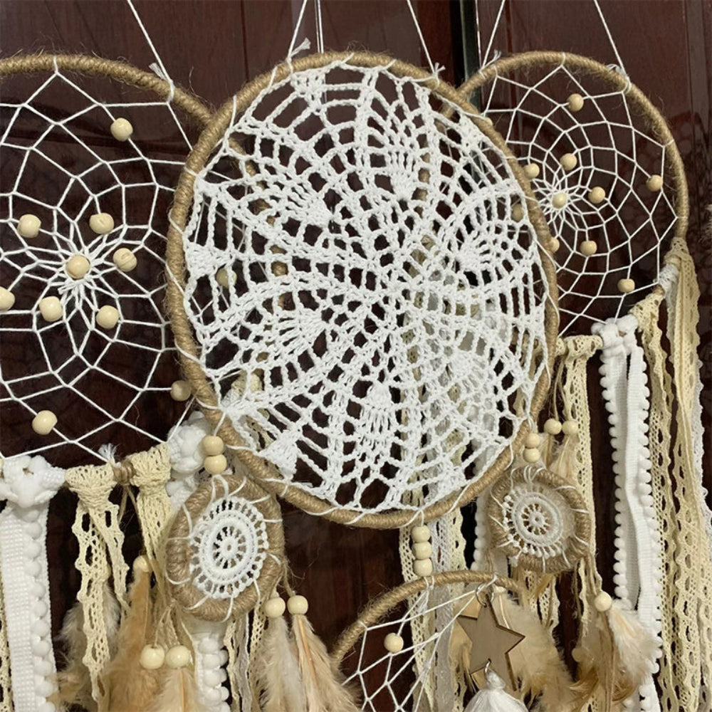 DreamWeave - Boho Wandbehang & Traumfänger Set