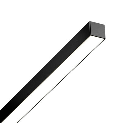 DuoStrip – Moderne schwarze LED-Deckenleuchte